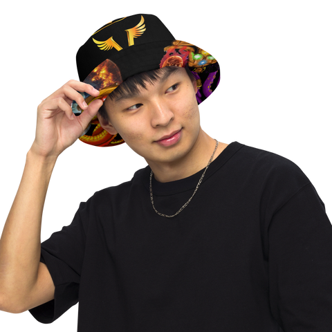 Visionary Gang Reversible bucket hat - Openeyestudios