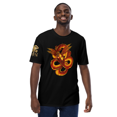 Inferno Dragon Men's T-shirt - Openeyestudios