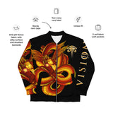 "Infinity Dragonfly" Bomber Jacket - Openeyestudios
