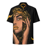 Golden Girl Unisex button up shirt - Openeyestudios