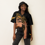 Golden Girl Unisex button up shirt - Openeyestudios