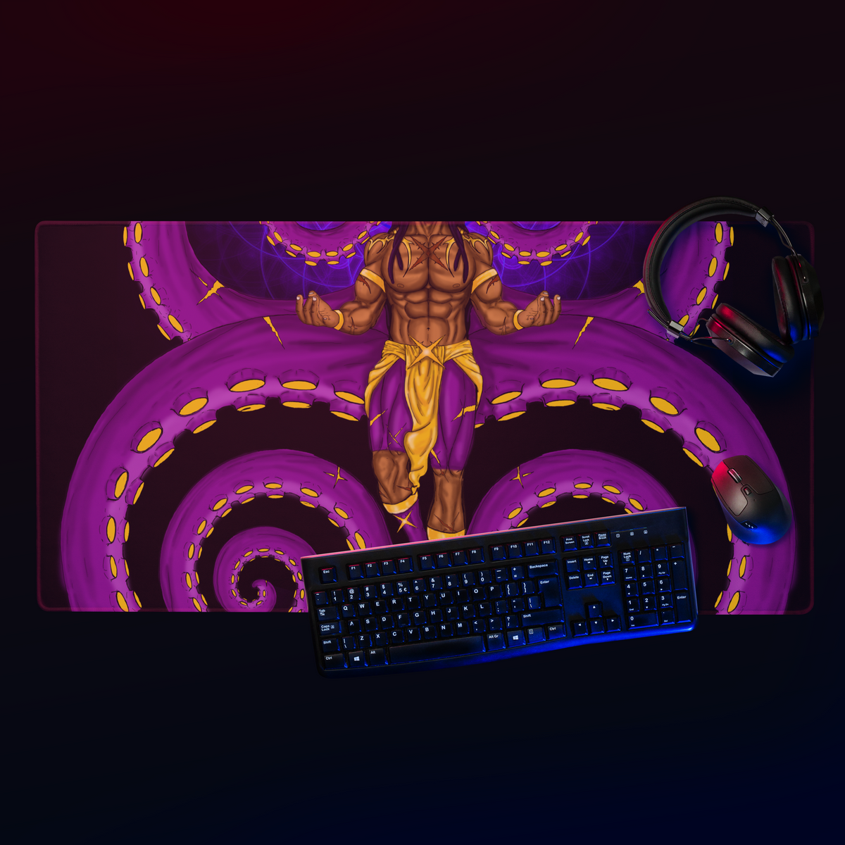 King Of The Fibonacci Gaming mouse pad – Crystalizedvisionstudios
