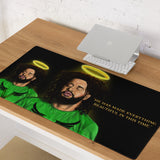 Green Love Visionary Gaming mouse pad - Openeyestudios
