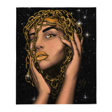 Golden Girl  Tapestry/Blanket - Openeyestudios