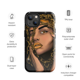 Golden Girl super Armored iPhone® case - Openeyestudios