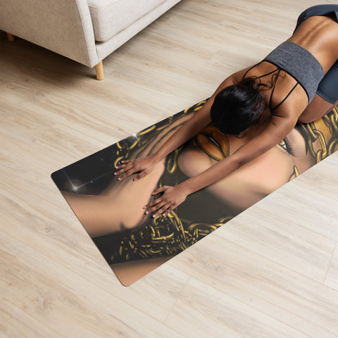 Golden Girl Visionary Yoga mat - Openeyestudios