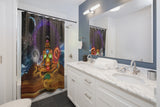 Crystalized Vision Goddess Shower Curtains - Openeyestudios