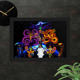 Visionary Gang God Level Framed print - Openeyestudios