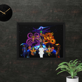 Visionary Gang God Level Framed canvas - Openeyestudios