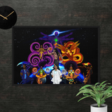 Visionary Gang God Level Framed canvas - Openeyestudios