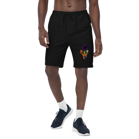 Visionary God Men's fleece shorts - Openeyestudios