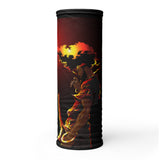 Afro Drew Red Sun Neck Gaiter - Openeyestudios
