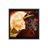 Pharaoh Smoke Framed poster - Openeyestudios