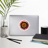 I AM NOT THE TARGET Bubble-free stickers - Openeyestudios