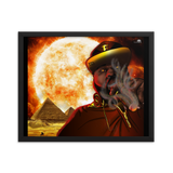 Pharaoh Smoke Framed poster - Openeyestudios