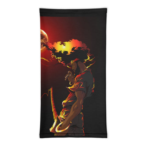 Afro Drew Red Sun Neck Gaiter - Openeyestudios