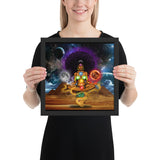 Crystallized vision goddess Framed photo paper poster - Openeyestudios