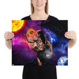 God Of The West Star Photo paper poster - Openeyestudios