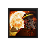 Pharaoh Smoke Framed poster - Openeyestudios