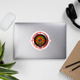 I AM NOT THE TARGET Bubble-free stickers - Openeyestudios