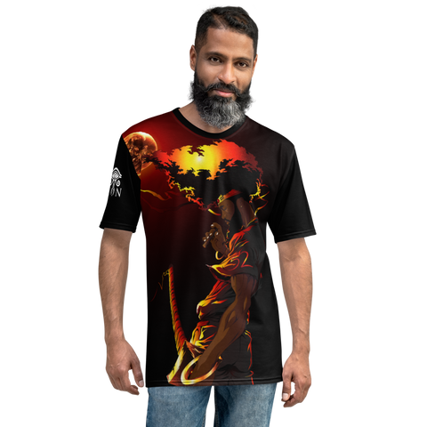 Afro Drew Red Sun T-shirt - Openeyestudios