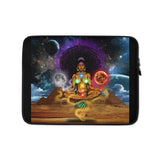 Crystallized Vision Goddess Laptop Sleeve - Openeyestudios