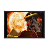 Pharaoh Smoke Framed poster - Openeyestudios