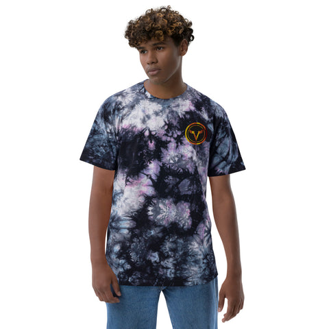 Oversized vision tie-dye t-shirt - Openeyestudios